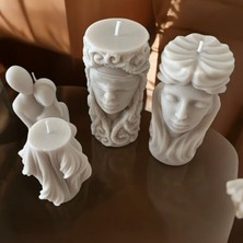 Natura Home Decor Sanatsal Dekoratif Mumlar, Modern & Şık Hediye Seti