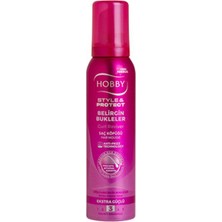 4 Adet Hobby Style&protect Belirgin Bukleler Saç Köpük 150 ml