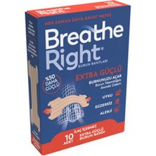 4 Adet Breathe Right Extra Burun Bantları 10 Adet