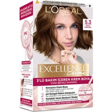 L'Oréal Paris 5 Adet Excellence Creme 5.3 Koyu Karamel Saç Boyası 192 ml