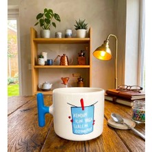 Tanem Kendin Için Yaşa El Yapımı T Kupa