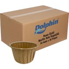 Roll-Up Dolphin Kraft Muffin Kek Kapsülü 50 Adet x 30 Paket Koli