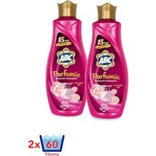 Abc Parfumia Sıvı Konsantre Çamaşır Yumuşatıcısı 1440 ml x 2 Adet Romantik Gül