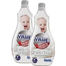 Viking Yumuşatıcı Konsantre Sensitive 1440ML 60 Yıkama 2 Adet