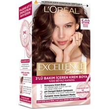 L'Oréal Paris 6 Adet Excellence Creme 5.02 Bronz Kahve Saç Boyası 192 ml