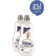 Viking Konsantre Çamaşır Yumuşatıcısı Sensitive 1440 ml 2 Adet