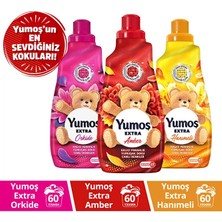 Yumoş Konsantre Yumuşatıcı 1440 ml Amber Orkide Hanımeli Kalıcı Ferahlık ve Yumuşaklık