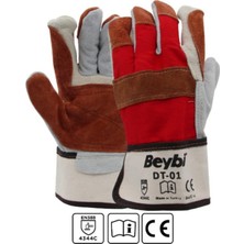 Beybi Deri Kaplı Isıya Dayanıklı Ağır İş Eldiveni 10 Beden Dt-01 (10 Lu Paket)