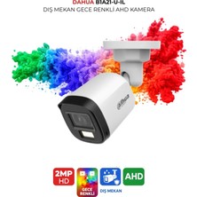 Dahua HAC-B1A21P-U-IL 2mp 3.6mm Lens Gece Görüşlü Kamera Renkli Işıklı