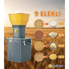 urfakent bilişim ve medya danışmanlık Epilons 55L 1300 W Profesyonel Tahıl Yem Öğütücü – 9 Paslanmaz Elek Hediyeli