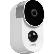 um-bk21 beyaz 2mp ıki yönlü ses tf kart 6700mah batarıyalı tuya destekli akıllı ıp kamera