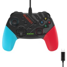  a4 tech bloody gp30 usb pc switch android ps3 sports blue mavi gamepad