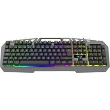  acer okw213 gri rgb rainbow backlit gaming keyboard rainbow kablolu klavye kablo uzunluğu 1,5 metre