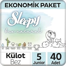 Uravas Store Bio 2li Külot Junıor 40 Adet 5 Numara