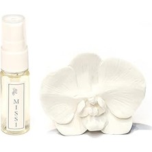 Uravas Store Mi̇ssi̇ Ekru Orkide Taşlı White Jasmine Araba/araç Kokusu (20 ml Esans ile Birlikte)