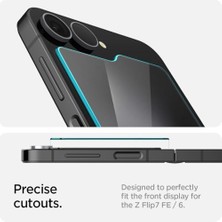 Galaxy Z Flip 6 ile Uyumlu Cam Ekran Koruyucu Kolay Kurulum Glas.tr Ez Fit Slim Hd (2 Adet) - AGL07972