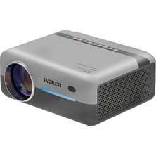 Everest Pj03 Upper Pro Gri-Siyah 1G-8G Mtk9269 1 1920X1080 Ekran Yansıtmalı Full Hd Pro Projeksiyon Cihazı Bluetooth