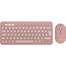  920-012247 pebble 2 combo pembe kablosuz klavye mouse seti