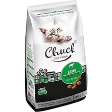 Uravas Store Chuck 500 gr Kuru Mama, Kedi, Kuzu Etli x 12 Adet