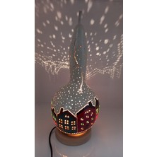 Atölye ARTistik Dekoratif  El Yapımı Su Kabağı Lamba