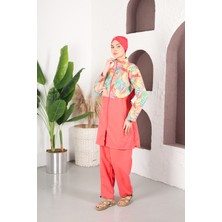 Yessir Paraşüt Haşema Takımı Tesettür Mayo