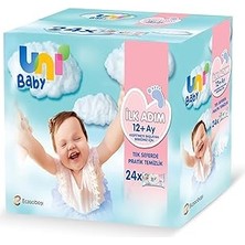 Uravas Store Uni Baby Ilk Adım Islak Mendil Beyaz 24X52 1248 Yaprak