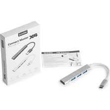 Dark Connect Master X4 Usb 3.0 - 3 Port Usb 3.0 Hub - Usb Çoklayıcı