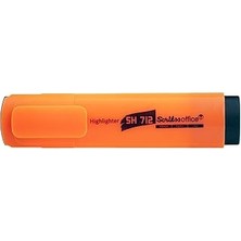 Uravas Store Scrikss Office SH712 Fosforlu Kalem 12'lik Ambalaj Turuncu