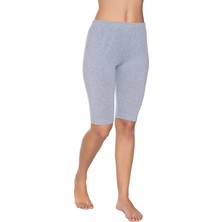 Gümüş 4032 3'lü Kadın Likralı Kısa Tayt