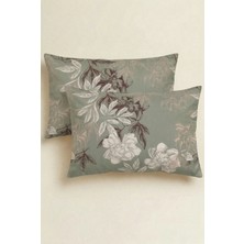 Anılsan Begonya 2'li Percale Yastık Kılıfı 50X70 Flaplı