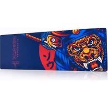 Pro - 10 Farklı Model Dikişli Kenar 90X40 cm Oyuncu Gaming Mouse Pad (Kurasu Gia, 90X40 Cm)