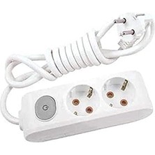 Ikili Priz Anahtar Top Kablolu Ç.k 1 mt