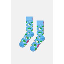 Happy Socks - Mavi Pasta Desenli Çorap
