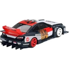 Truescale Miniatures Silvia S15 Lb Super 1:64 Diecast Model Araba – Sağdan Direksiyon (Rhd), Beyaz/siyah Grafikler, Koleksiyonluk