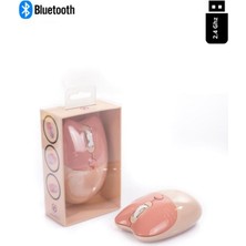 Everest Sevimli Kedi Kablosuz Sütlü Çay Bluetooth Mouse