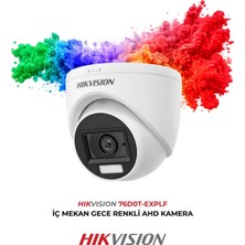 Hikvision 2mp Gece Renkli Dome Kamera DS-2CE76D0T-EXLPF 2.8mm