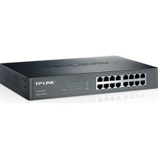  tl-sg1016d 16 port 10-100-1000 mbps switch çelik kasa rack mount hub