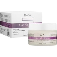 Göz Altı Morluk Kremi Kafein%5 Hyaluronic Acid%0,2 Koyu Halka, Şişlik ve Bakım Kremi 50ML