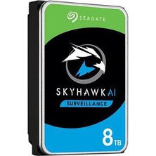  8tb skyhawk ai st8000ve001 256mb 3.5” sata 3 7200rpm 7-24 güvenlik harddisk