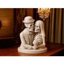 Teknokup Ölüm Bizi Ayırana Kadar – Iskelet Gelin ve Damat Figürü (15CM)