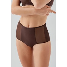 NEWBRA LINGERIE Tül Detaylı Yüksek Bel Korseli Külot , 369304