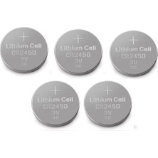 Urfakent Yuma CR2450 Süper Lityum 3V 5’li Kart Düğme Pil