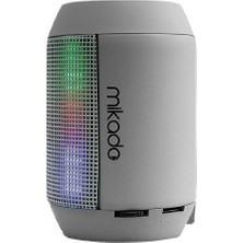  md-15bt bluetooth gri led show speaker ses bombası