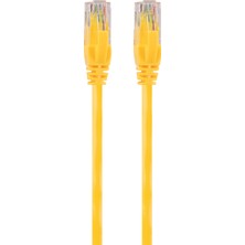  sl-cat601 1 metre sarı cat6 kablo