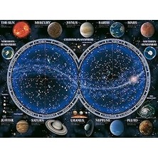 Uravas Store Ravensburger 1500P Puzzle Gök Haritası, Yapboz