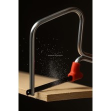 Mini Kıl Testere, Yedekli, Profesyonel El Testeresi, Ahşap, Demir, Çivi, Alüminyum, Cam, ve Benzeri Malzemeler Için Kesme Testeresi