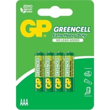  greencel r03 aaa boy ınce çinko kalem pil 4 lü paket gp24g-u4