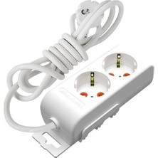 Mutlusan Ri-Tech 2 Li 2 Metre Topraklı Grup Priz