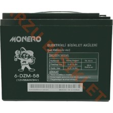 Monero 12V-100 Amper [230*150*180 Mm] E-Bıke Akü