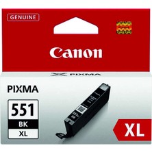 Canon CLI-551Xl Bk Black Siyah Yüksek Kapasiteli Mürekkep Kartuş İp7250 Mx925